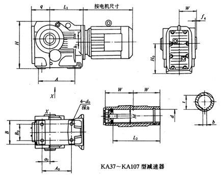 K系列斜齒輪-錐齒輪減速電機