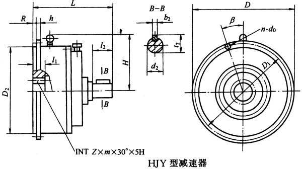 H型星輪減速機JB/T8712-1998
