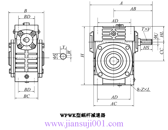 WP、WD型蝸桿減速機