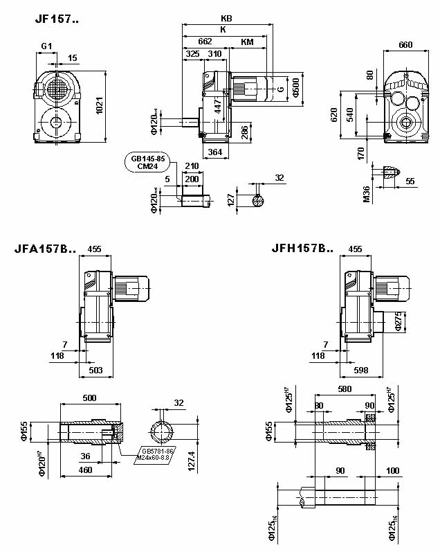 JF系列減速電機(GB10095-88)