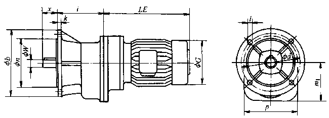 U系列齒輪減速三相異步電動機